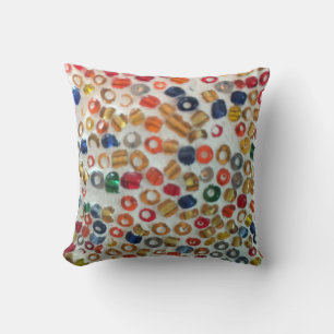 Colourful Beads Throw Pillow