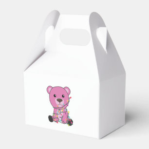 Colourful Bears Merry Christmas Winter Animals Bea Favour Box