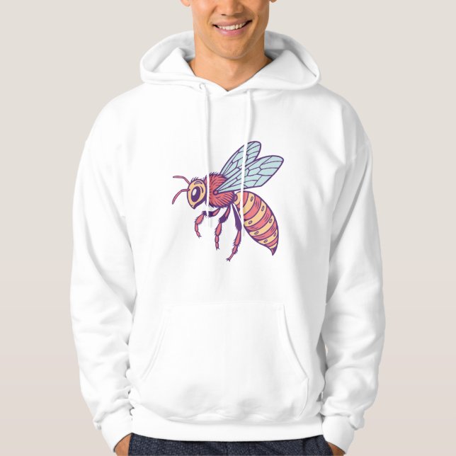 Colourful Bee Hoodie (Front)