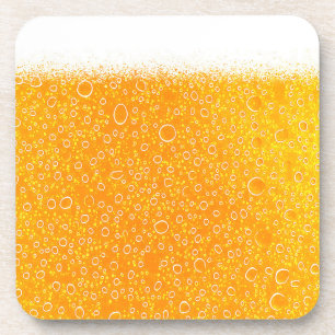 Colourful beer coaster