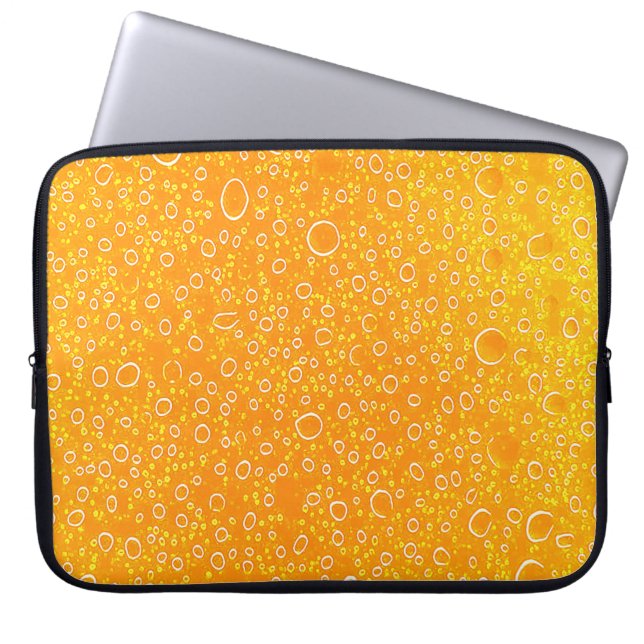 Colourful beer laptop sleeve (Front)