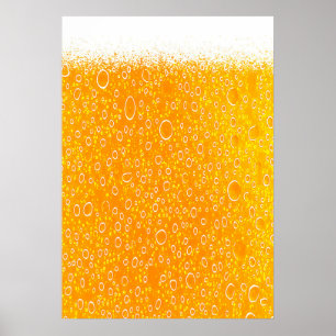 Colourful beer poster