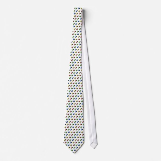 Colourful Bees Tie (Front)