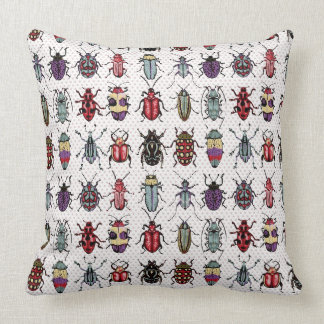 Colourful Beetles Cushion