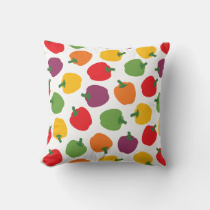 Colourful Bell Peppers Cushion