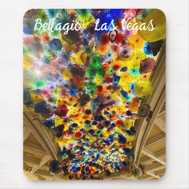 Colourful Bellagio Ceiling  Mouse Pad (Front)