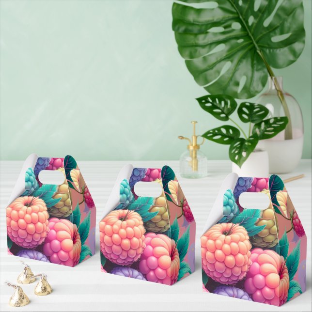 Colourful berries favour box (Multiple)