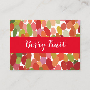 Colourful Berries Fruit Business Card