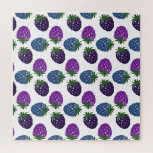 Colourful Berries: Multicolored Seamless Pattern. Jigsaw Puzzle