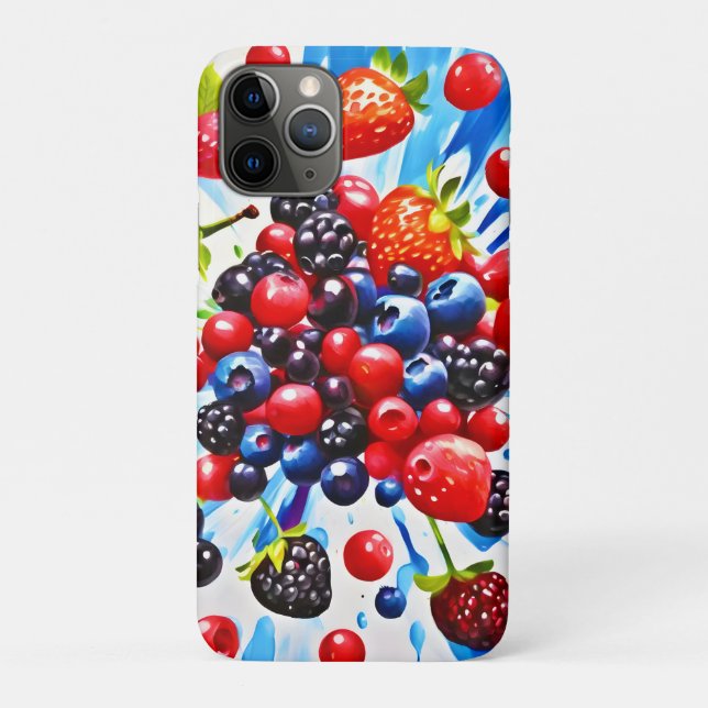 Colourful Berry Fiesta Design Case-Mate iPhone Case (Back)