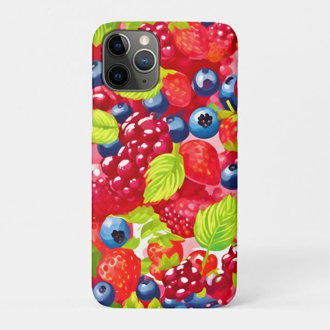 Colourful Berry Pattern Case-Mate iPhone Case (Back)