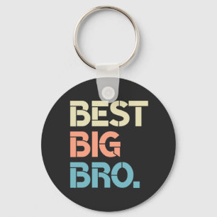 Colourful Best Big Bro Awesome Big Brother Key Ring
