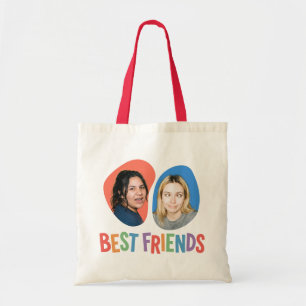 Colourful Best Friends Custom Photo Template Tote Bag