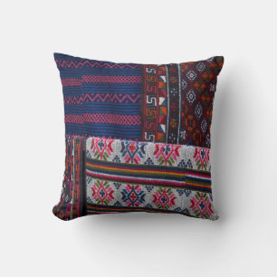 Colourful Bhutan Textiles Cushion