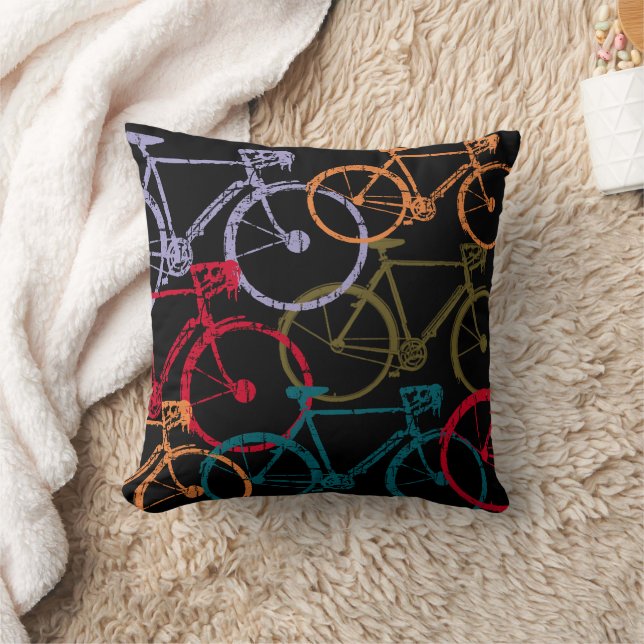 Colourful Bicycles cool decor Cushion (Blanket)