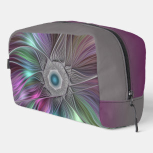 Colourful Big Flower Abstract Trippy Fractal Art Dopp Kit