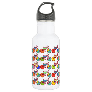 Colourful Bikes pattern 532 Ml Water Bottle