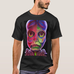 Colourful Biomechanical Artificial Intelligence Cy T-Shirt