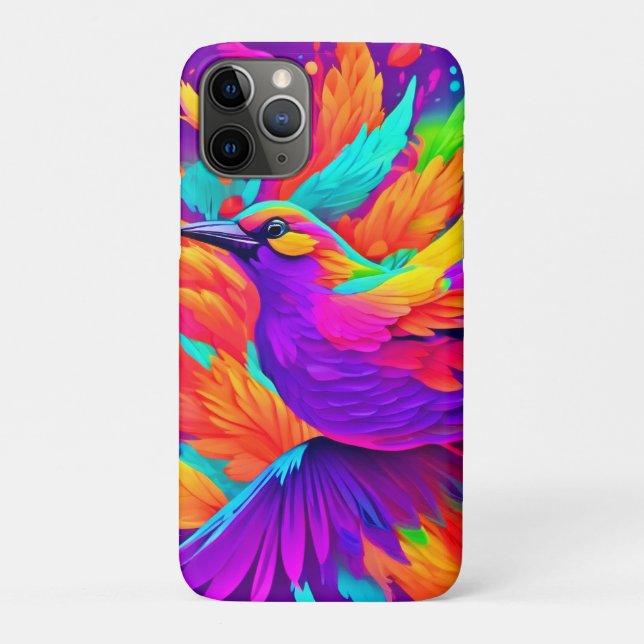Colourful Bird Art Case-Mate iPhone Case (Back)