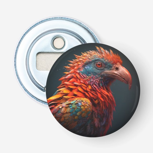 Colourful Bird Bottle Opener (Front)