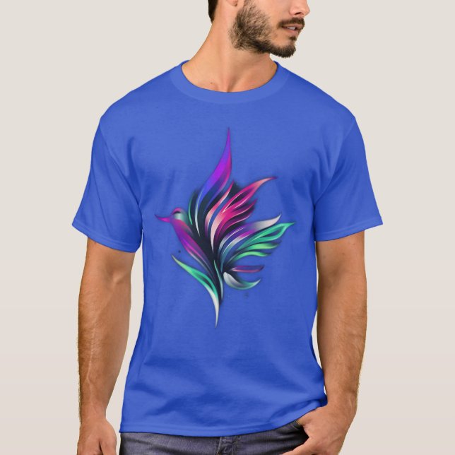 Colourful bird funny T-Shirt (Front)