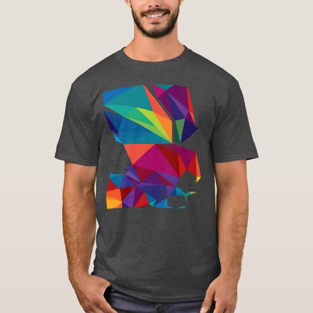Colourful bird gift T-Shirt (Front)