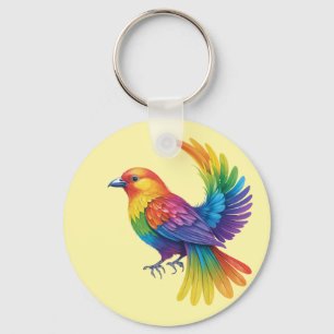 Colourful Bird Key Ring