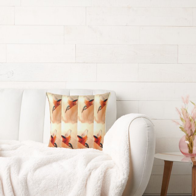 Colourful Bird Pattern Kingfishers Cushion (Couch)