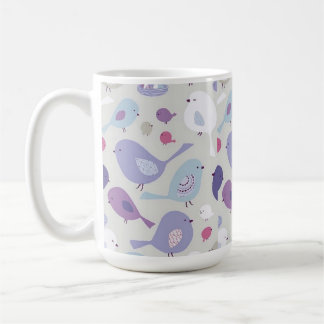 Colourful Bird Patterned Fun for Bird Lovers Coffee Mug