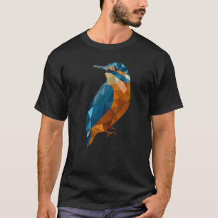Colourful Bird Tropical Hummingbird Poly Wild Anim T-Shirt