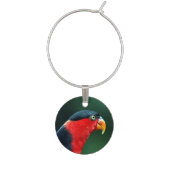 Colourful Bird Wine Charm (Front)