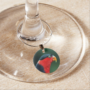 Colourful Bird Wine Charm