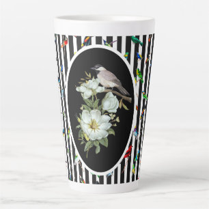 Colourful Birds  Latte Mug