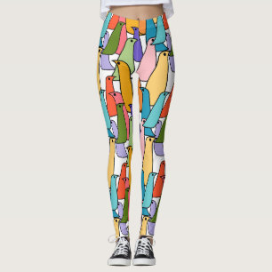 Colourful Birds Leggings