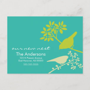 Colourful Birds Moving Announcements