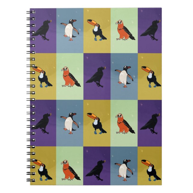 Colourful Birds Notebook (Front)