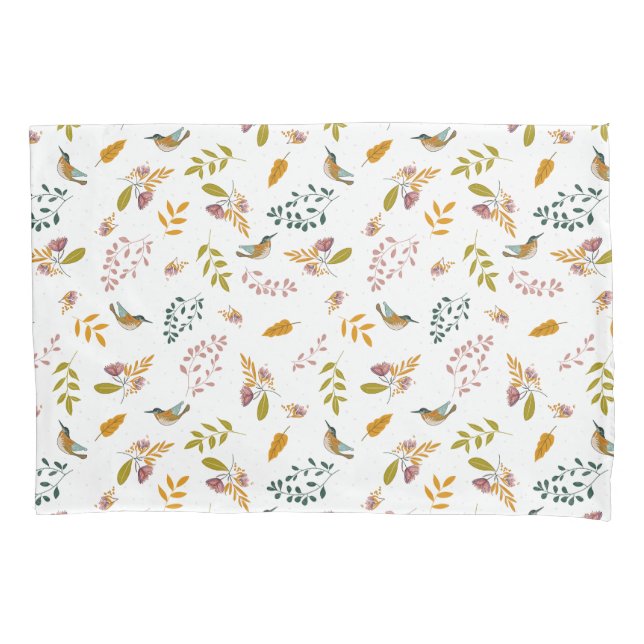 Colourful birds Pillowcase (Front)
