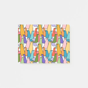 Colourful Birds  Post-it Notes