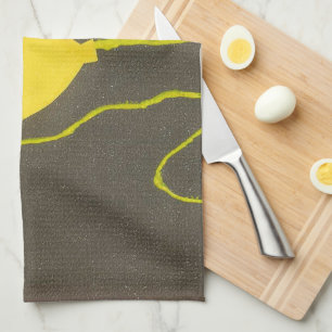 Colourful Birthday Balloons Graphic Art Design Tea Towel