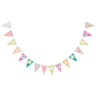 Colourful Birthday Bunting Banner