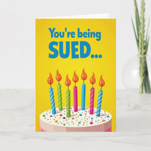 Colourful Birthday Cake Card