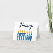 Colourful Birthday Candle – Happy Birthday
