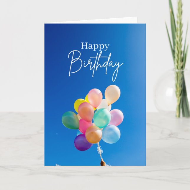 Colourful Birthday Card (Front)