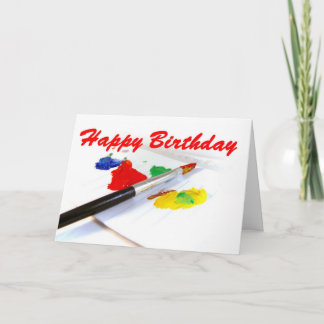 Colourful Birthday Greeting Card