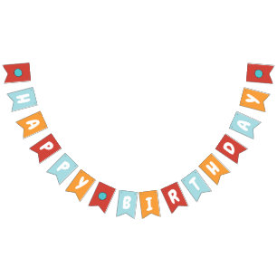 Colourful Birthday Gumball Theme Party GumballPart Bunting