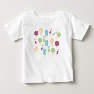 Colourful Birthday Ice Cream Baby T-Shirt