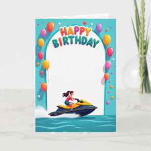 Colourful Birthday Party Card