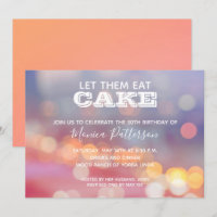 Colourful Birthday Party Invitations