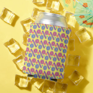Colourful Bitcoin Pattern Can Cooler