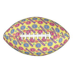 Colourful Bitcoin Pattern Football